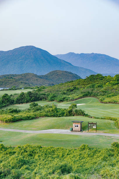 istock Golf field in evening, Fall, Sai Kung, Hong Kong 1185604172