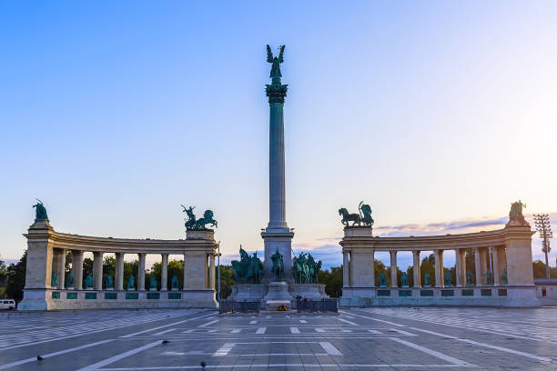 istock The famous Heroes Square is located in Pest 1185604363