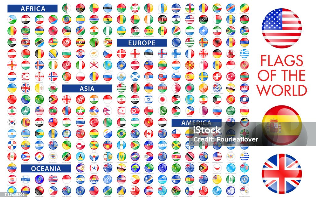 Semua Ikon Bendera Putaran Dunia - Bebas Royalti Bendera nasional vektor stok Semua Ikon Bendera Putaran Dunia - Bebas Royalti Bendera nasional vektor stok
