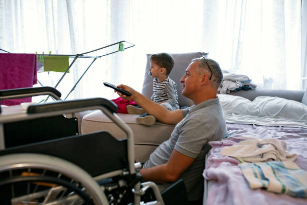 istock Watching movies together 1185610163