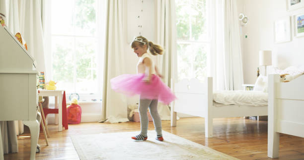 Shot of an adorable little girl at home