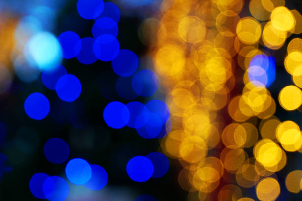 istock Abstract bokeh street night light background 1185612623
