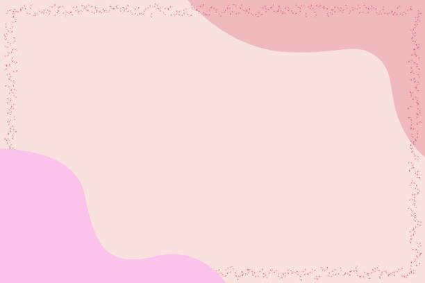 istock Abstract Graphic art background with cute frame in pink for stationery and wedding cards, advertising,greeting cards or to do lists, logo or planners, cards, cosmetic, web,quotes, cases,banners.Vector 1185612946
