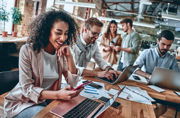 istock Young business people in office 1185621199