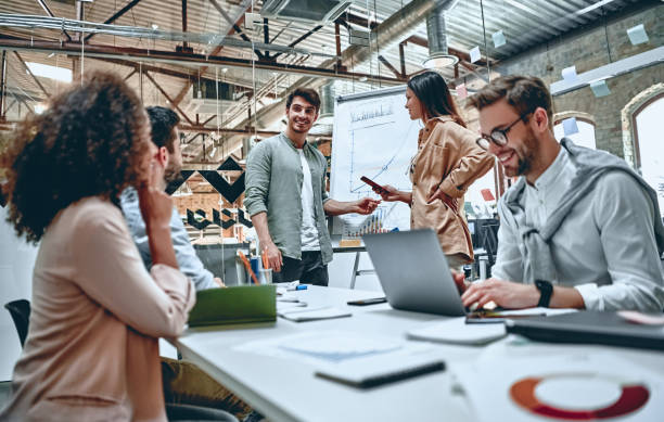 istock Young business people in office 1185621282