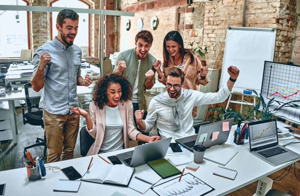 istock Young business people in office 1185621347