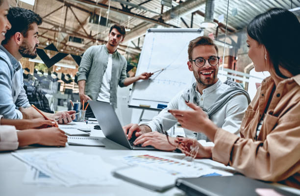istock Young business people in office 1185621469