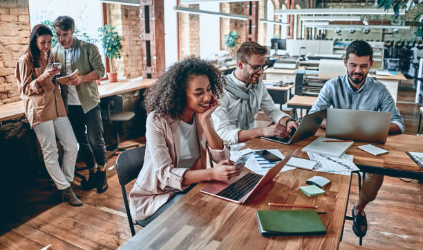 istock Young business people in office 1185621480