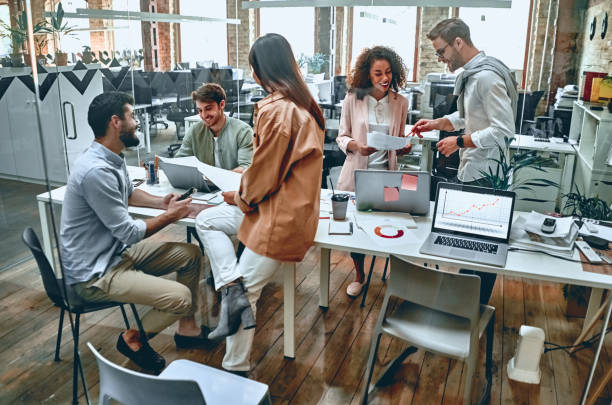 istock Young business people in office 1185621491
