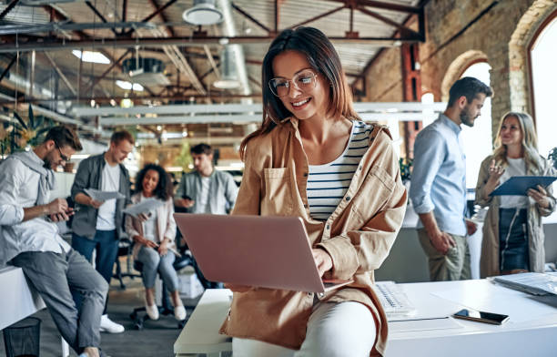 istock Young business people in office 1185621520