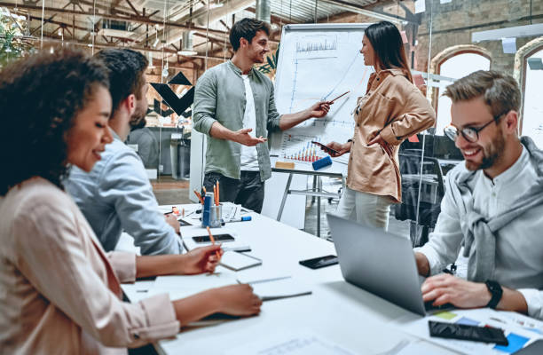 istock Young business people in office 1185621559