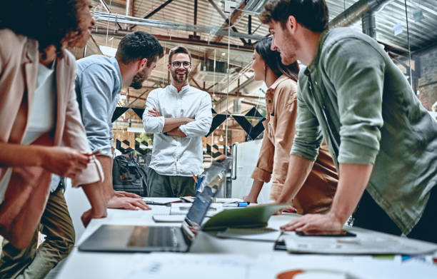 istock Young business people in office 1185622403