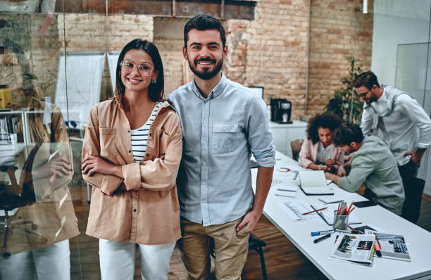 istock Young business people in office 1185622676