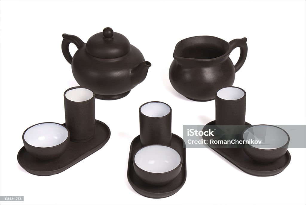 Set for the Chinese tea ceremony  Color Image Stock Photo