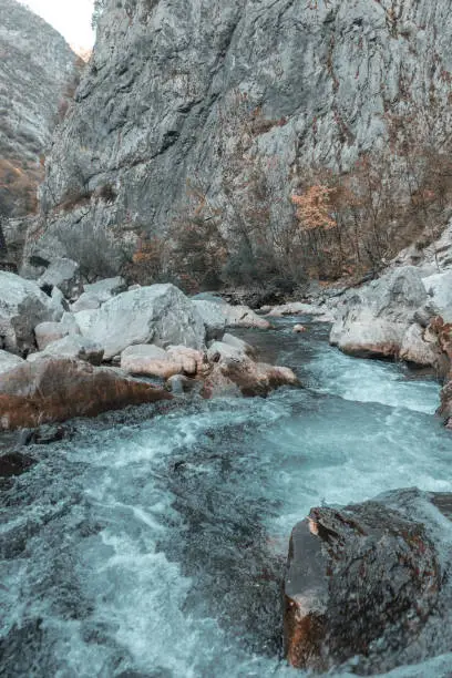 Photo of fresh water of stream in the Rugova mountains near Peje, Kosovo