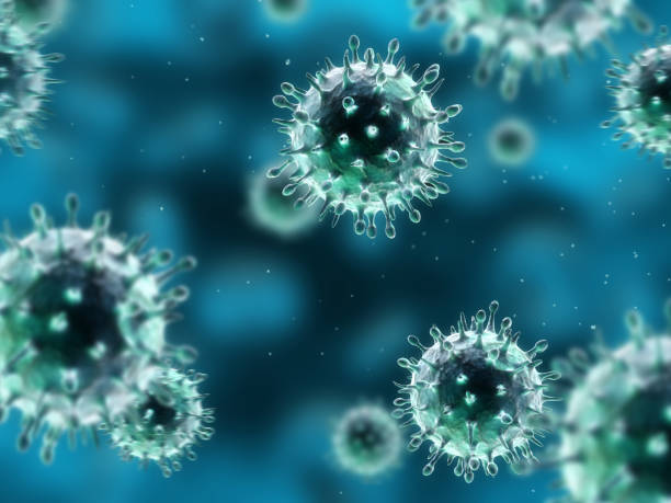 h1n1 vírus - influenza a virus imagens e fotografias de stock