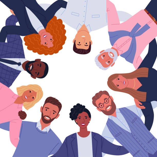 ilustraciones, imágenes clip art, dibujos animados e iconos de stock de equipo de negocios. - white background business group of people team