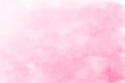 pink watercolor background hand-drawn with space for text or image. love and Valentine's day