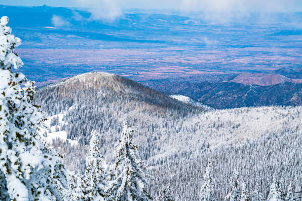 istock Winter Snow Covered New Mexico Terrain 1185646992