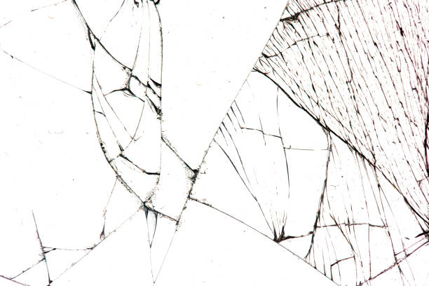 istock cracked glass isolated on a white 1185651260