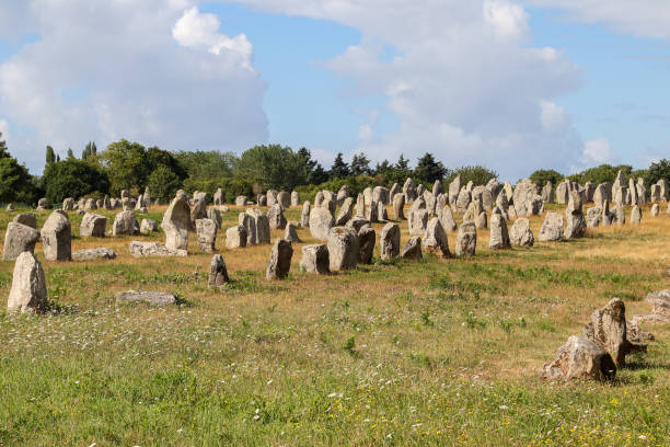 istock Carnac Alignments - Kermario Alignments - rows of Menhirs 1185653939