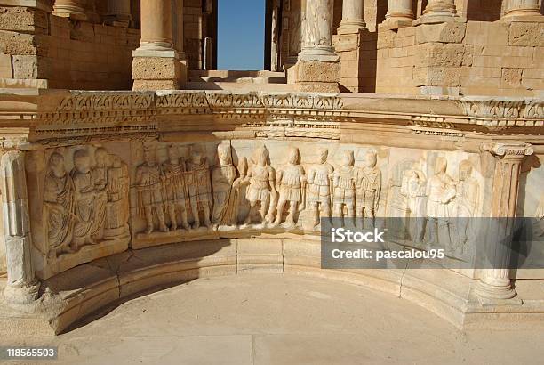 Roman Ruins In Sabratha Libya Stock Photo - Download Image Now - Sabratha, Amphitheater, Ancient