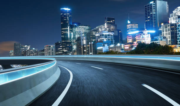 istock Melbourne urban cityscape skyline night scene 1185656772