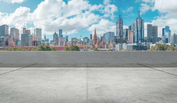 istock Melbourne urban cityscape skyline 1185656793