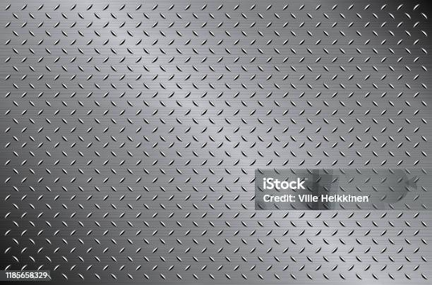 Seamless Metal Texture Background Stainless Steel Pattern Industrial  Wallpaper Vector Illustration Image Stock Illustration - Download Image Now  - iStock