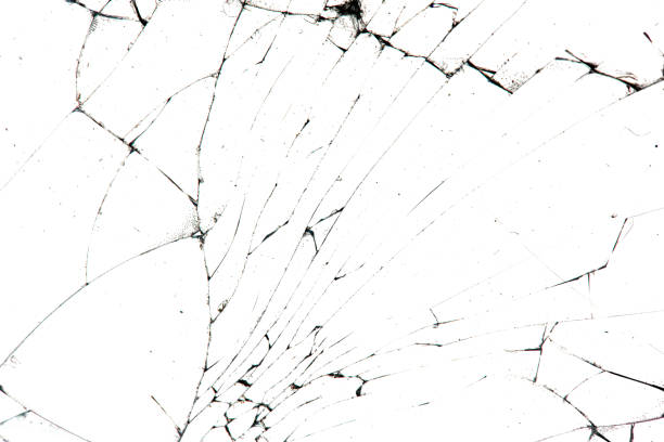 istock cracked glass isolated on a white 1185660381