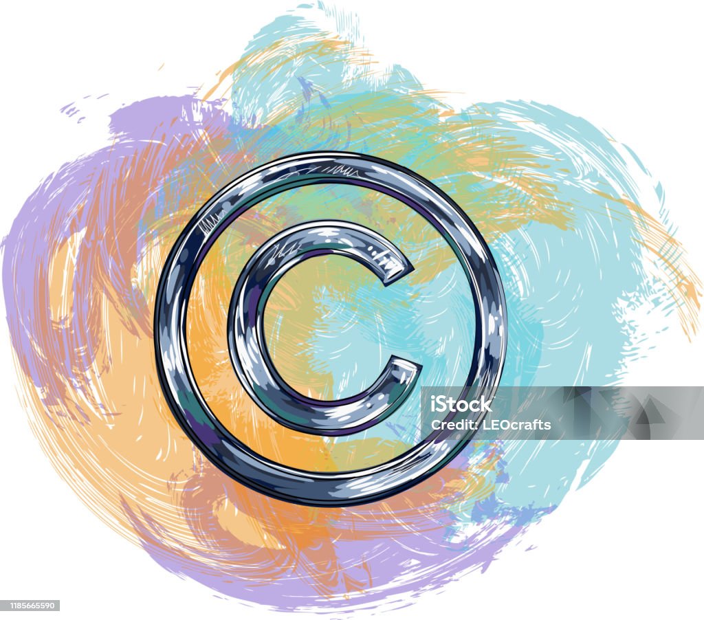Copy Right Drawing Copyright Symbol Drawing Stock Illustration - Download Image Now - Icon ...