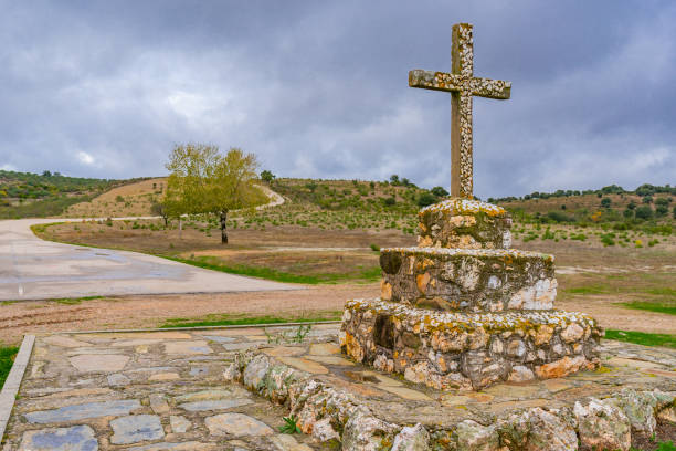 istock Landscape of a cloudy day. 1185667761