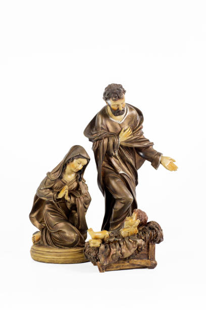 istock Statue in the Christmas nativity scene 1185669439