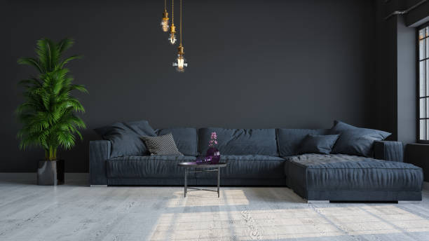 istock Modern interior design. Decorative background of a house, apartment, office or hotel. 1185673002