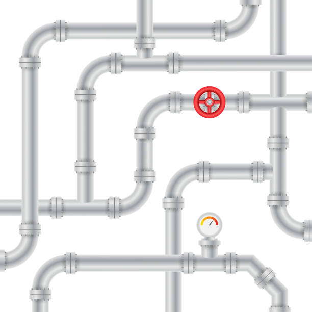 istock Details pipes different types collection of water tube industry gas valve construction. 1185673646