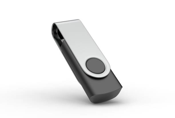 istock Blank pen drive for promotional branding. 3d render illustration. 1185674469