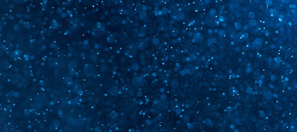 istock Blue bokeh background. Beautiful new year background. 1185675157