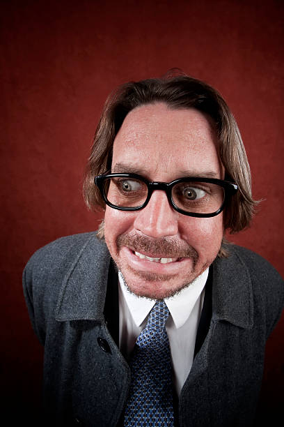 istock Worried Man with Glasses making a Funny Face 118568119