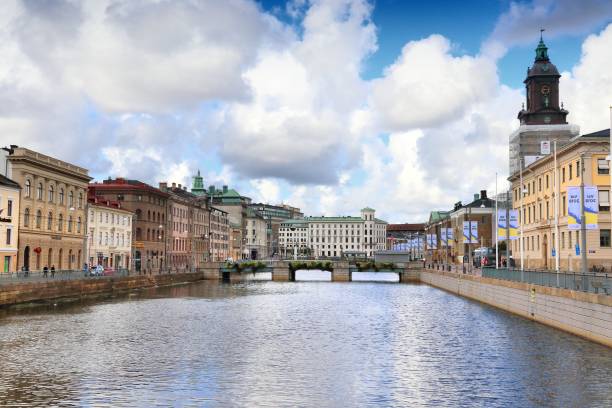 City view of Gothenburg, Sweden. Gothenburg is the 2nd largest city in Sweden with 1 million inhabitants in the metropolitan area.