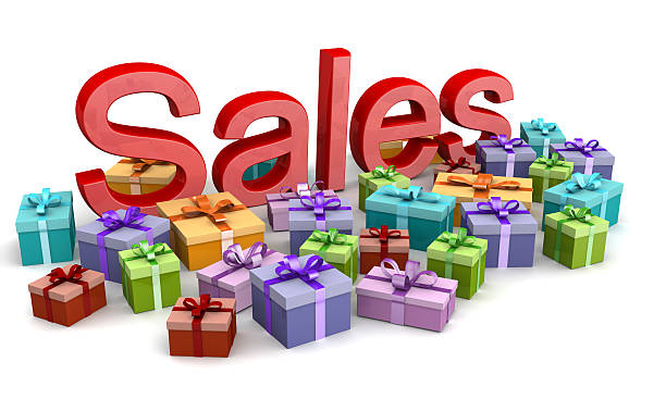 istock Christmas sales shopping concept 118568556