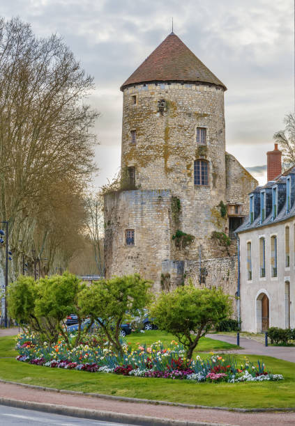 Goguin tower from the 12th century in  Nevers, France
