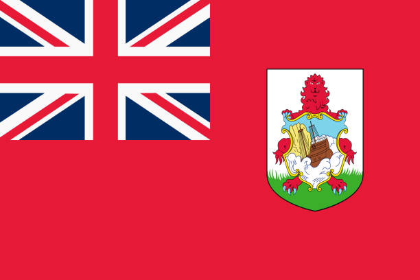 istock A Bermuda flag background illustration red ensign coat of arms 1185693810