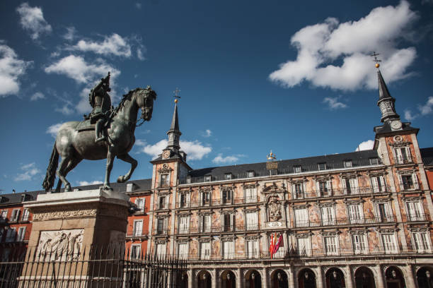 istock Plaza Mayor in Madrid, Spain 1185698645