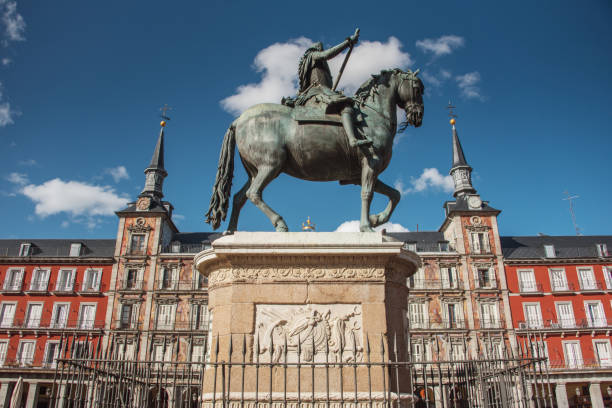 istock Plaza Mayor in Madrid, Spain 1185699224