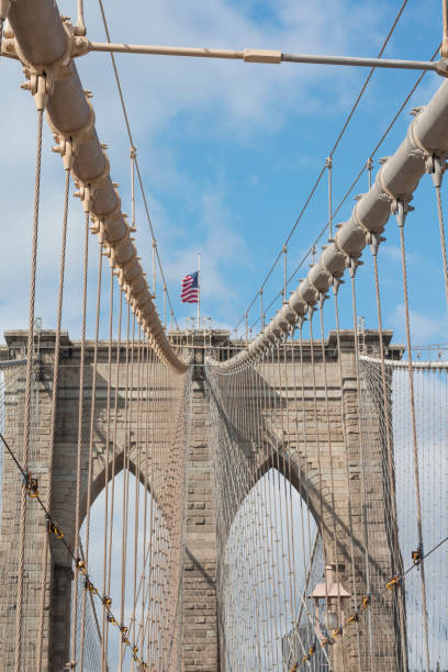 istock Brooklyn Bridge bridge connects Manhattan and Brooklyn across East River 1185704643