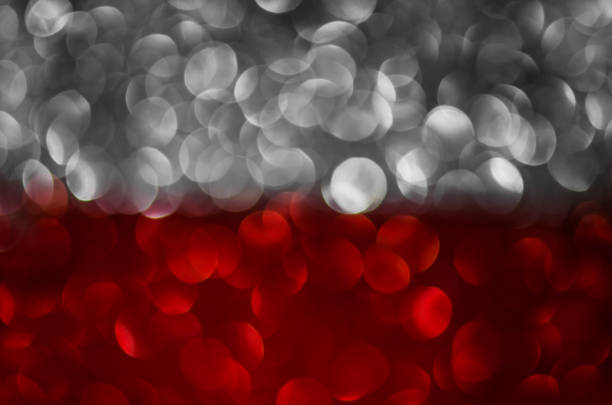 istock Abstract two color texture glitter lights background. silver, red. de-focused. 1185706716