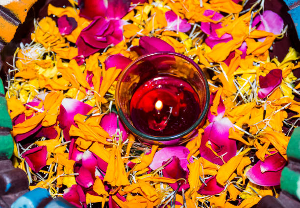 istock The candle light on diwali 1185708325