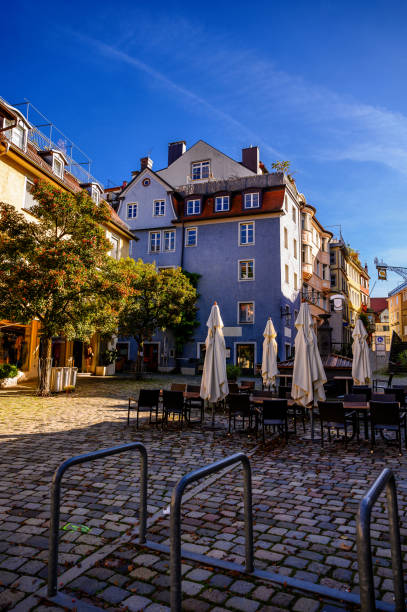 istock Paradise square with colorful buildings, Lindau. 1185710729