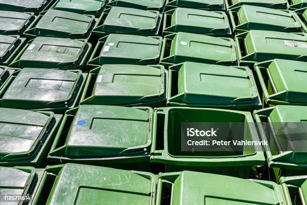 Waste Bins Stock Photo - Download Image Now - Plastic, Sweden, Medical Waste