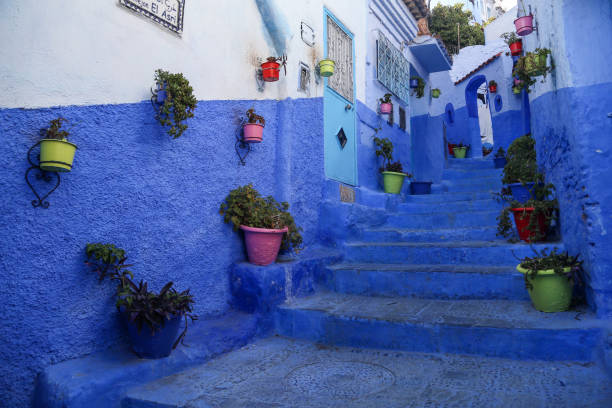 istock Street in Chefchaouen 1185715289